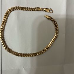 14k Gold Cuban Bracelet 