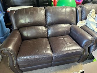 Leather sofa