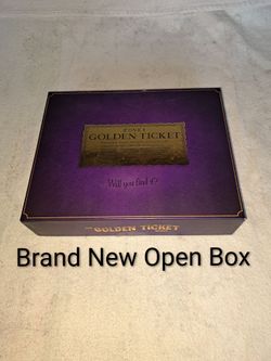 Brand New Open Box Willy Wonka Golden Ticket Board Game (Is Complete Nothing Missing) Contents Are Factory Sealed