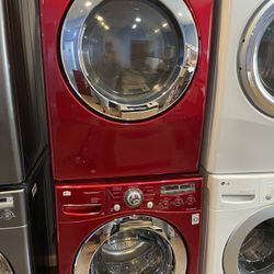 set washer and dryer gas use like new perfect working 