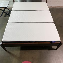 Bed Story Full Size Tri-Fold Memory Foam Mattress Foldable Guest Bed