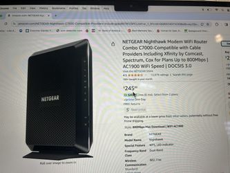 Cable Modem, Router- NEW