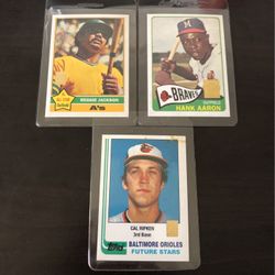 Lot Of 3 Baseball Greats 2000 Topps