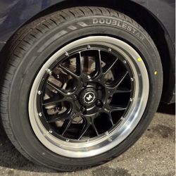 MFLOW MFL2 18x8.5 5x114.3 Wheels 225/50R18 Tires Mazda 6 Infiniti Q50 G35 G37 Honda Accord Civix 17"