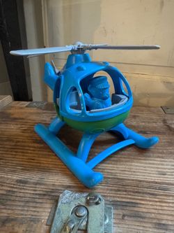 Green Toys Helicopter with Pilot Figure