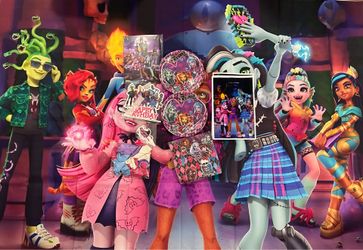 Monster high birthday party decorations.