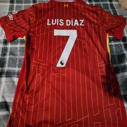 Luis Diaz Liverpool Jersey 24/25
