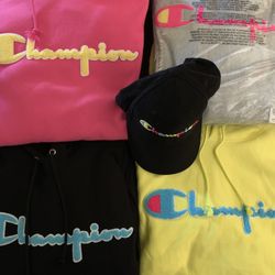 Champion Hoodies And Cap XXXL