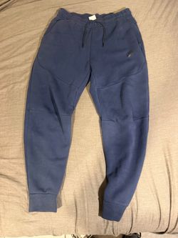 Nike Tech Pants (Blue) (Medium)