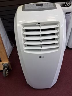 It's hot 🔥 hot 🔥 hot 🔥.  10000btu portable Ac by LG.  Over 450 square foot coverage.  Complete Set new.