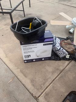 Brand new toilet riser