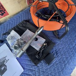 Sewer inspection camera, NEW, 100’, 4.3” Screen, Meter market on line