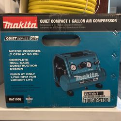 Makita Quiet Compact 1 Gallon Air Compressor 