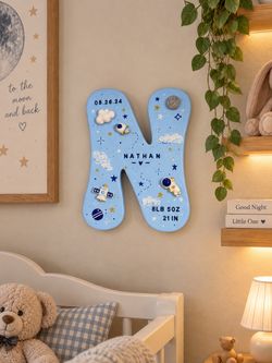 Custom Handmade Baby Keepsake Letter