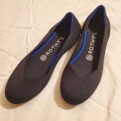 Rothys Black "The Flat" 7