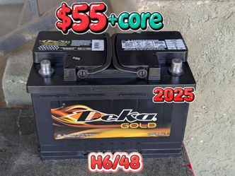 Car Battery Group Size 48/H6