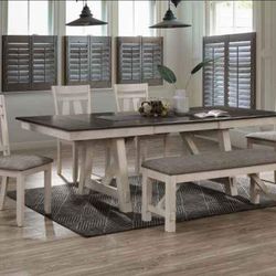 Brand New! 6pc Dining Room Set😍
Take it home with $49down 
Hablamos Español Y Financiamos 🙋