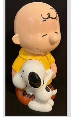 Charlie Brown cookie jar