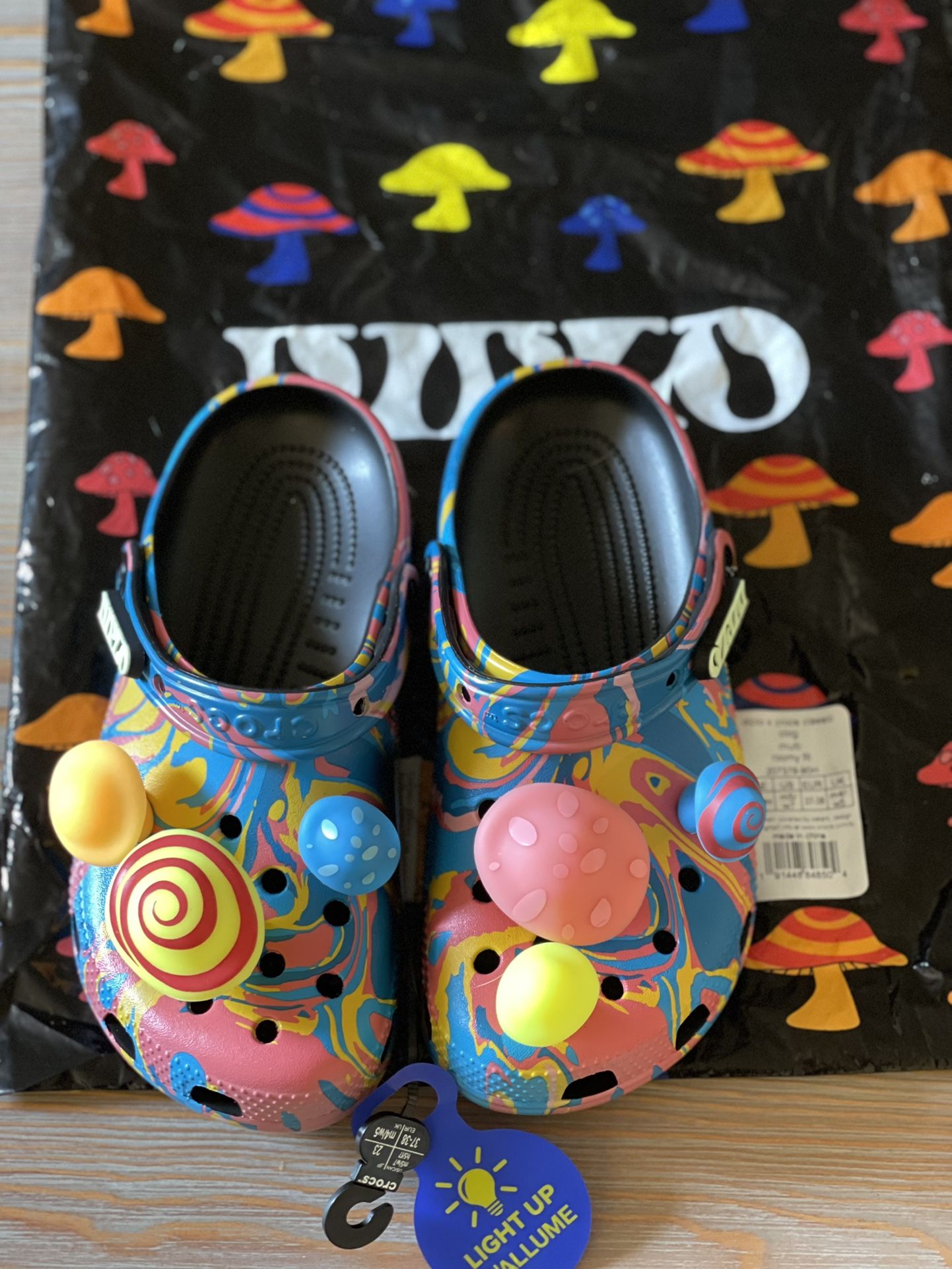 Complexcon Murakami Crocs Size 12 Takashi Murakami X ComplexCon X