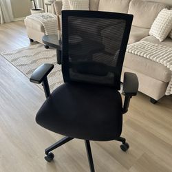Modern black office chair