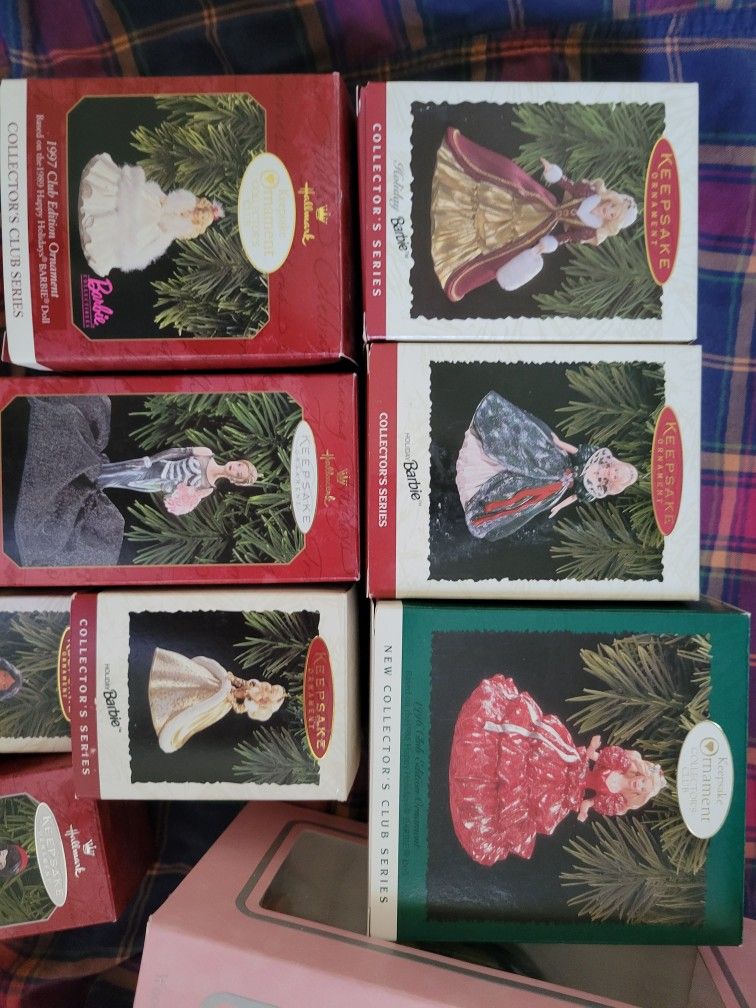 Vintage Barbie Ornaments  Mint In Box