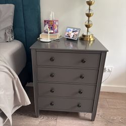 Ballard designs Sidney 4 Drawer Night Stands In Gray (2 Night Stands)