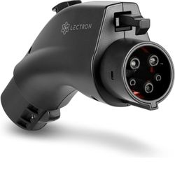 Lectron NACS to J1772 EV Charging Adapter - Compatible with Tesla Wall Connectors, Destination Chargers, & Mobile Connectors (80A, 250V) - for J1772 E