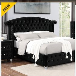 QUEEN BED FRAME MATTRES SOLD SEPARATELY NEW IN BOX ☎️ 1714586,2564 