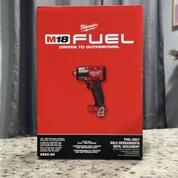 New Milwaukee M18 FUEL Gen-2 18V 1/2″ Mid Torque Impact Wrench (Tool Only)