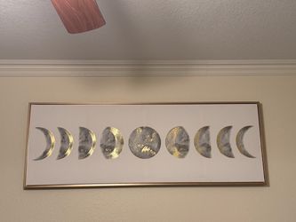Moon Phase Canvas Art
