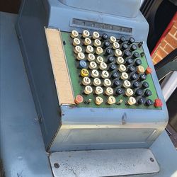 Antique R.C.Allen Combination Cash Register Adding Business Machine/ Cash Drawer