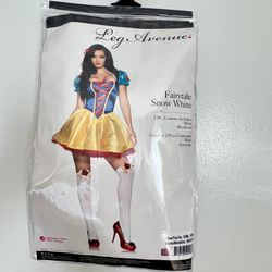 Leg Avenue Fairytale Snow White Costume – Size S/M Halloween Cosplay