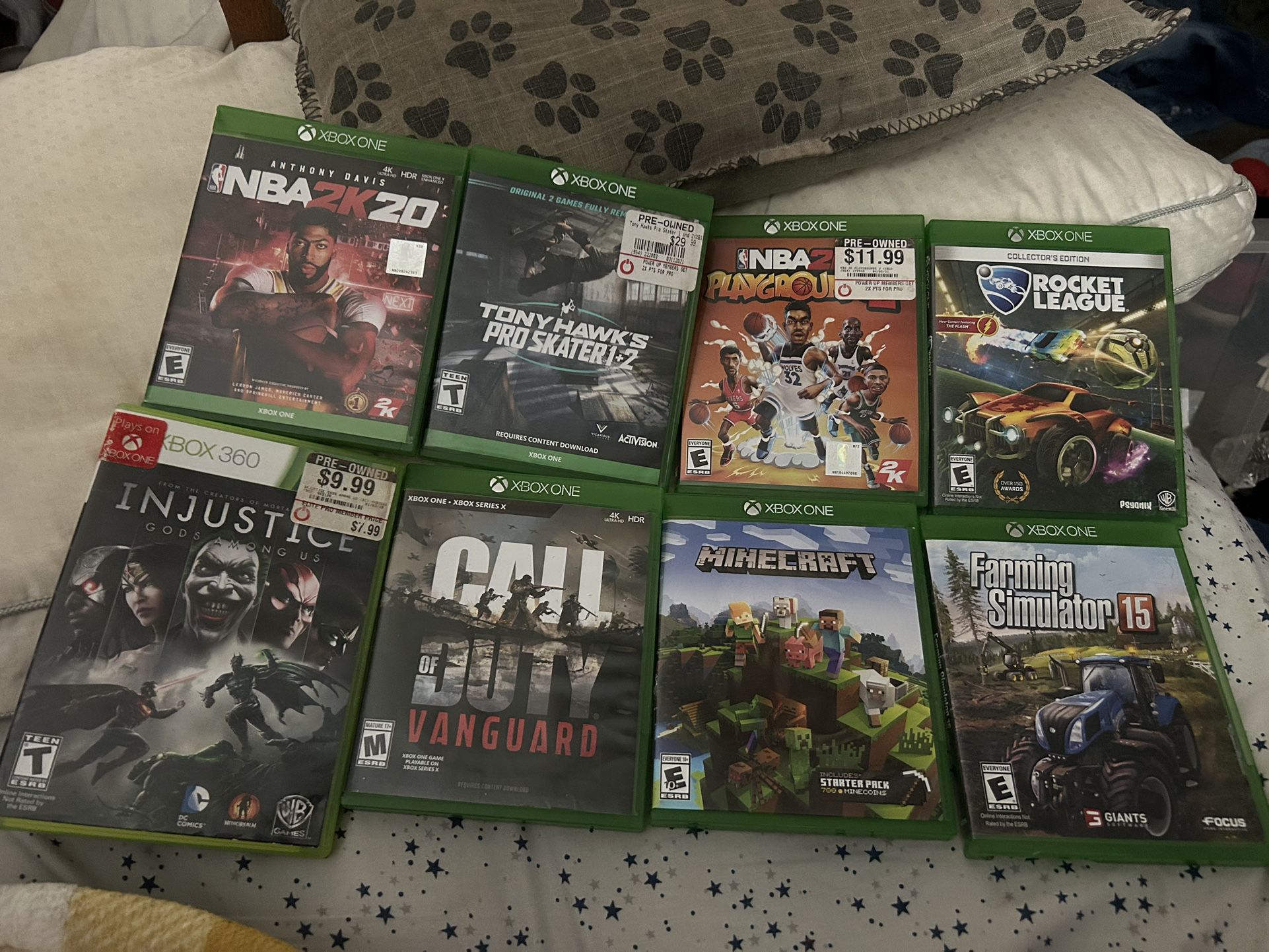 Assortment Of video games