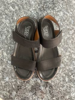 Franco Sarto India Snakeskin Platform Sandals