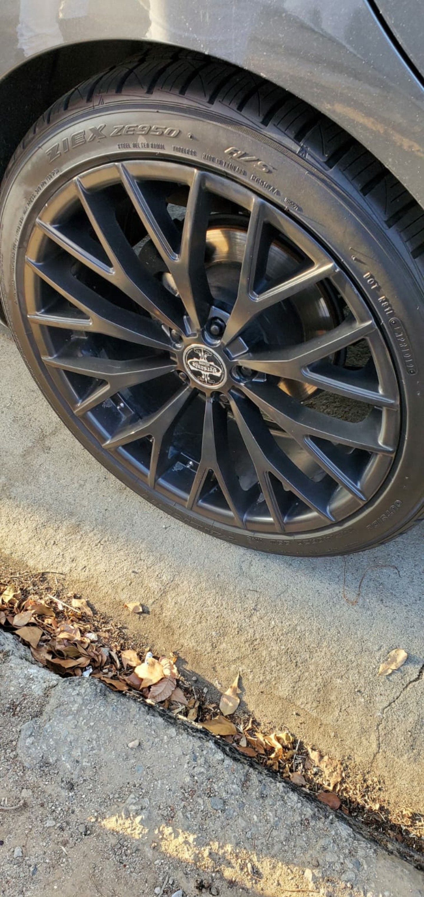 20" Versante Wheels VE240 Matte Black Rims