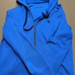 Express XL Long Sleeve Full Zip Hoodie with Pockets