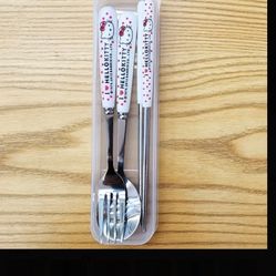 Hello Kitty Silverware Set 