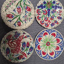 hand Made 7 Inch Plater  El Sanatry  art Painting 