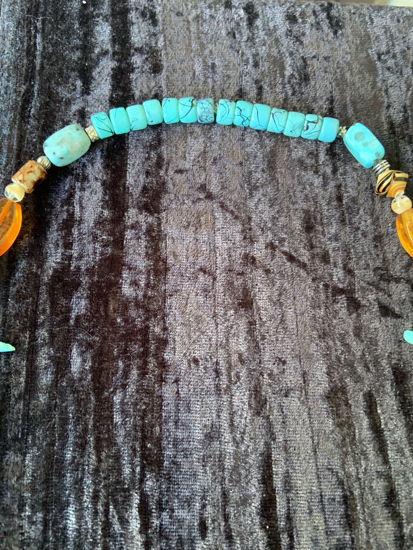 Outlet World Tribe Turquoise Fetish Necklace