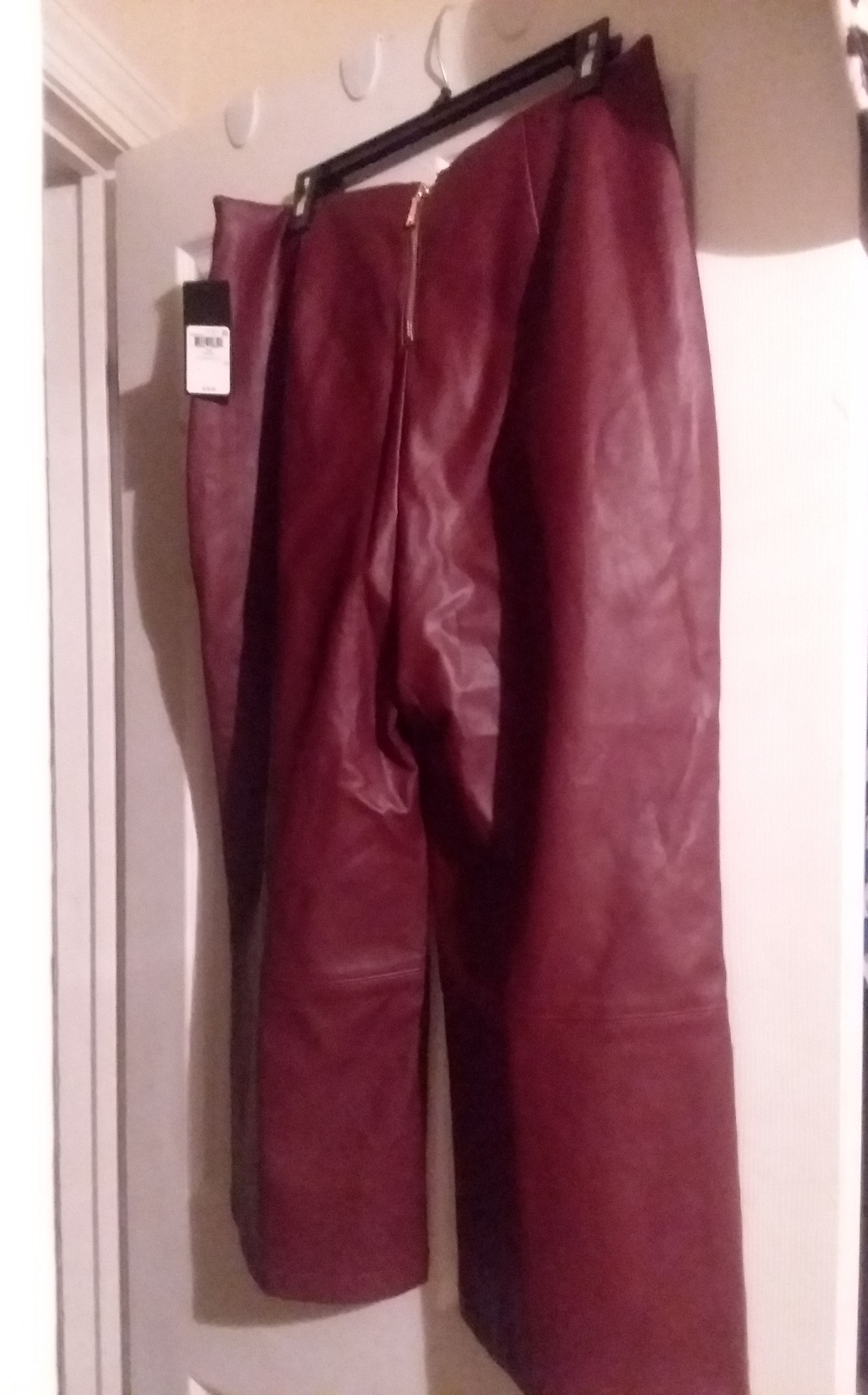 Faux Leather Guess brand Gaucho pants