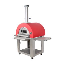 Outdoor Stainless Steel Artisan Wood-Fired Charcoal Pizza Bread Oven BBQ Grill