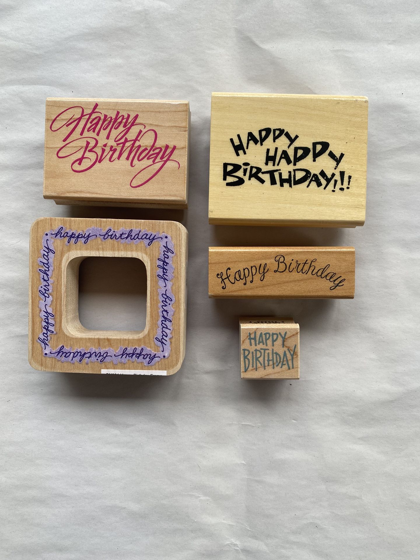 Scrapbooking Happy Birthday Stamps (5)