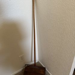 Vintage/Antique Wood Sweeper