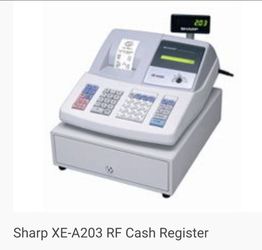 SHARP ELECTRONIC CASH REGISTER MODEL XE-A203