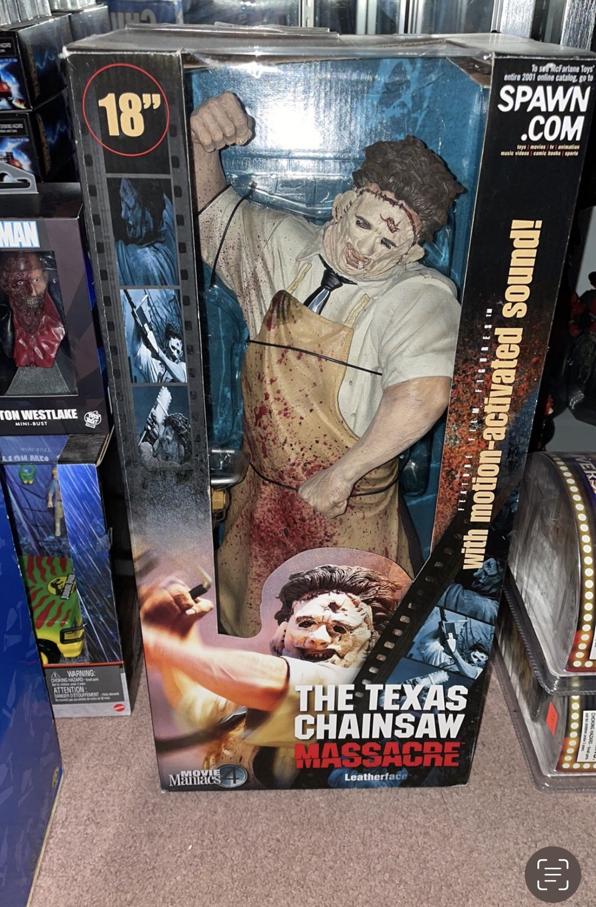McFarlane Movie Maniacs 18 Inch Leatherface