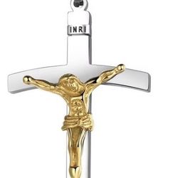 STAINLESS STEEL CROSS WITH CHAIN