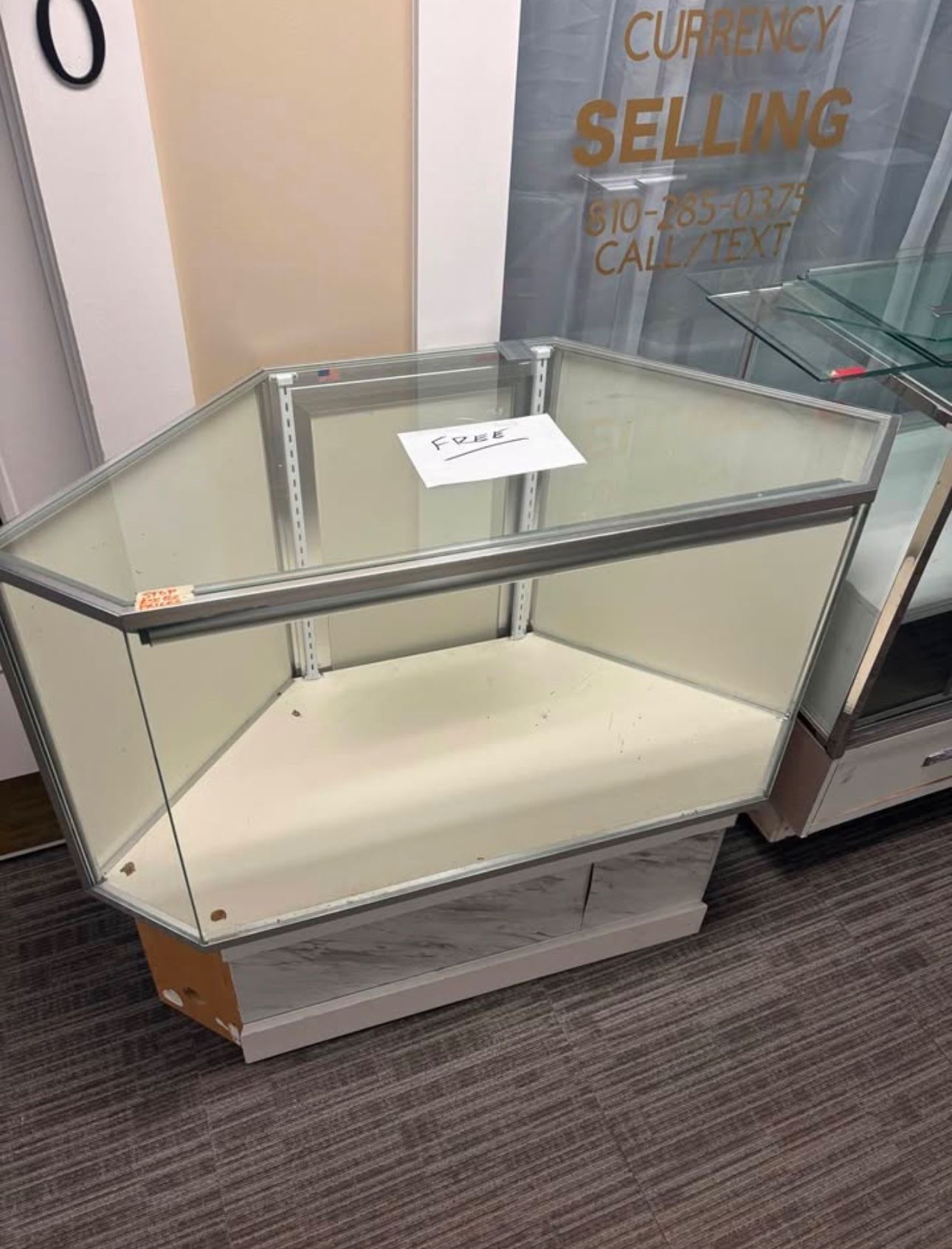 Glass Display case cabinet