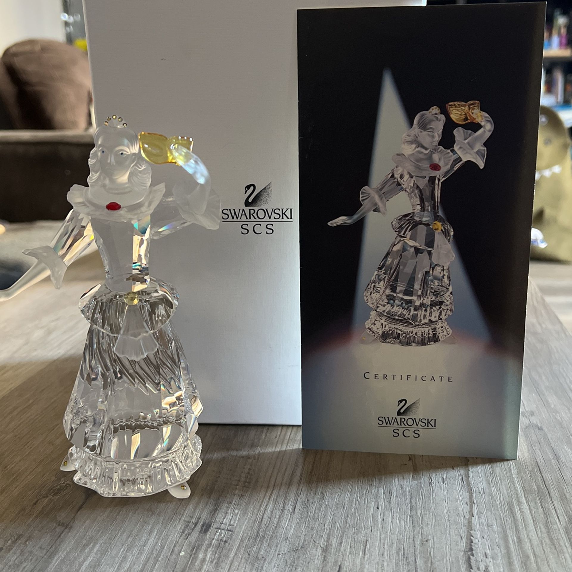 Swarovski Crystal Masquerade Columbine Year 2000 Limited Edition