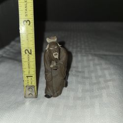 Vintage Pottery Clay Art Chinese Small Figurine.