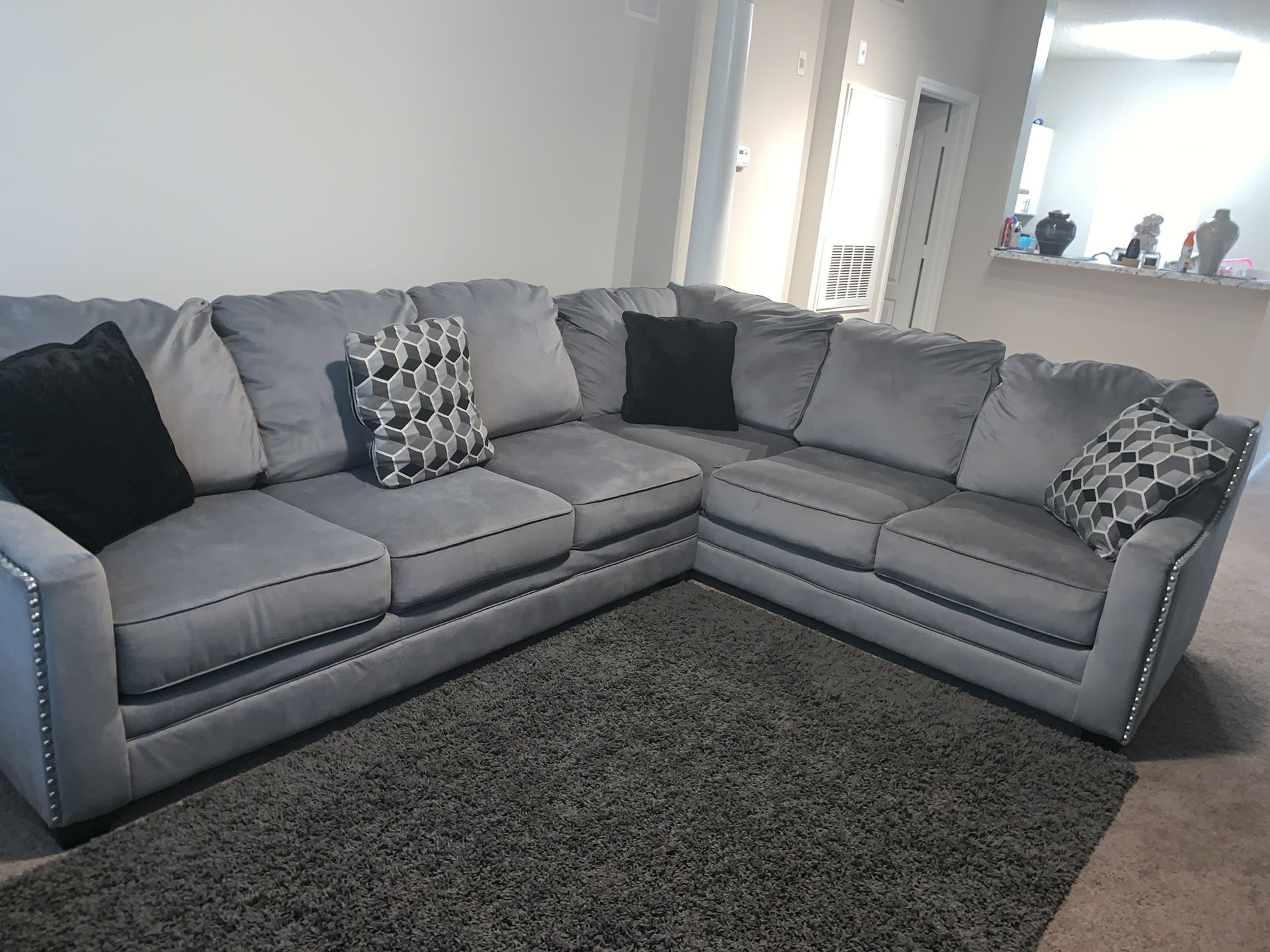 Gray couch !!